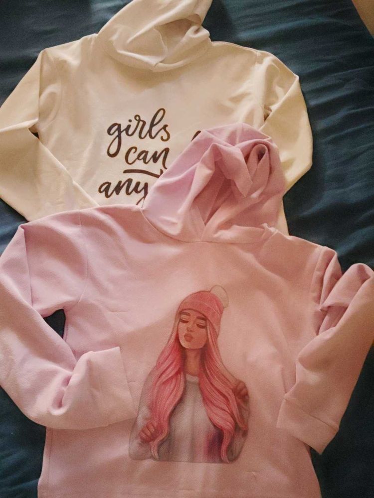 Cute Graphic Hoodies Set of 2💕