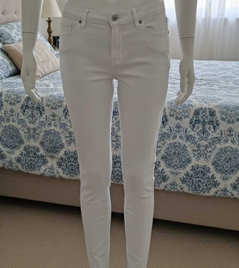 White Denim Jeans From Bench