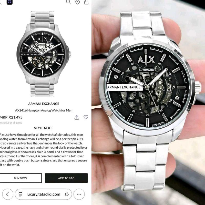 Armani Exchange Analog Watch for Men