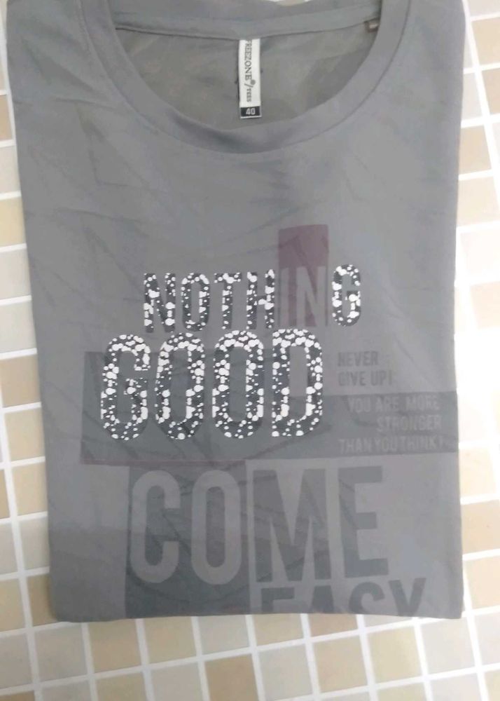 Grey Graphic T-Shirt