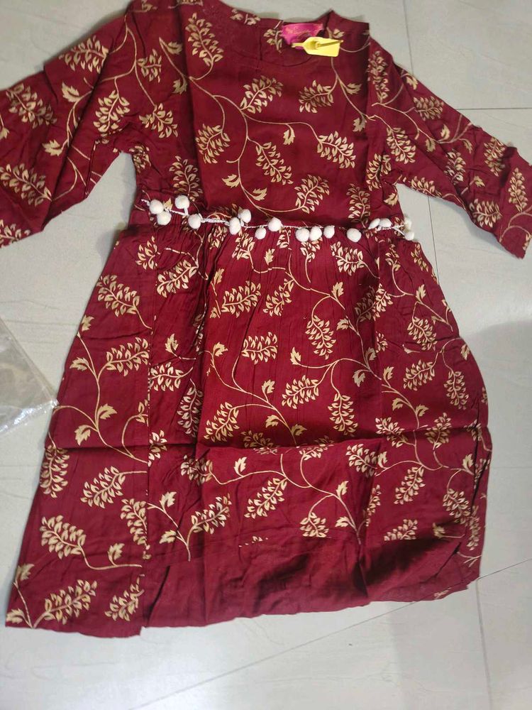 Sangria 6-8 years girls kurti new with tag