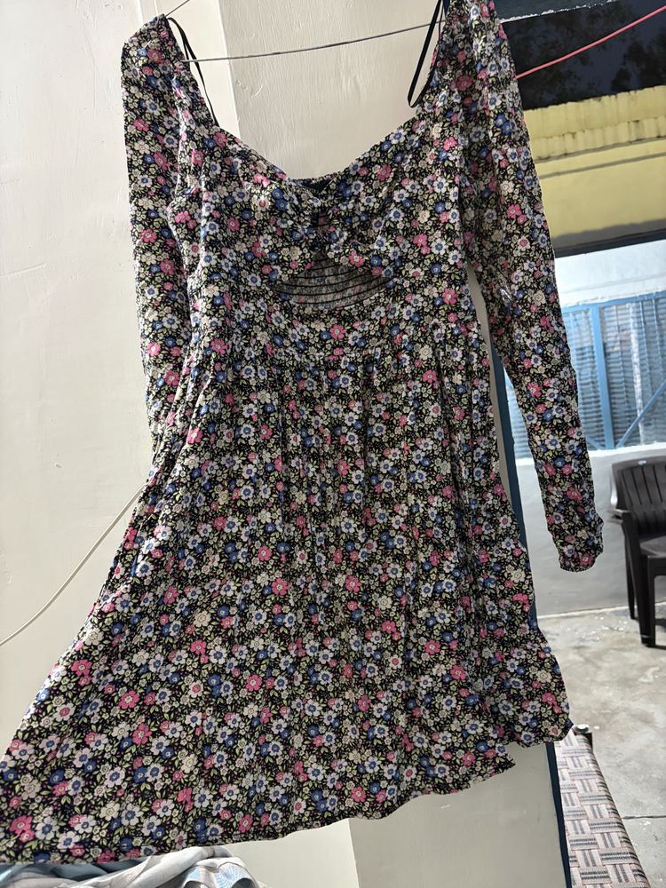 Floral Print Mini Dress
