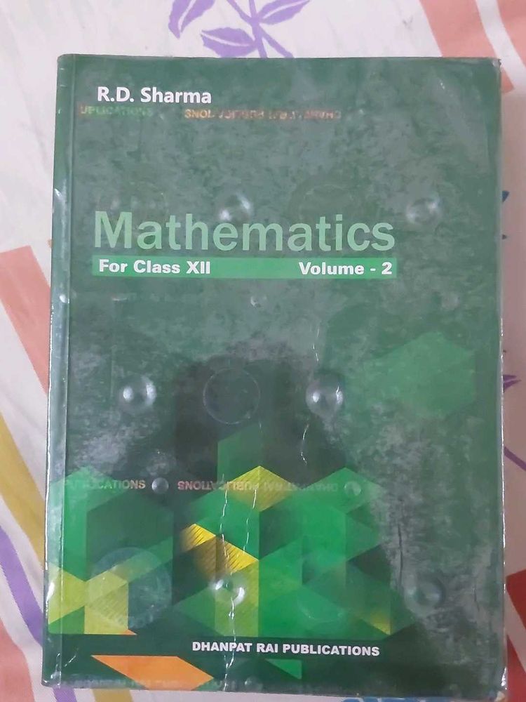 R.D. Sharma Mathematics Class XII Vol 2