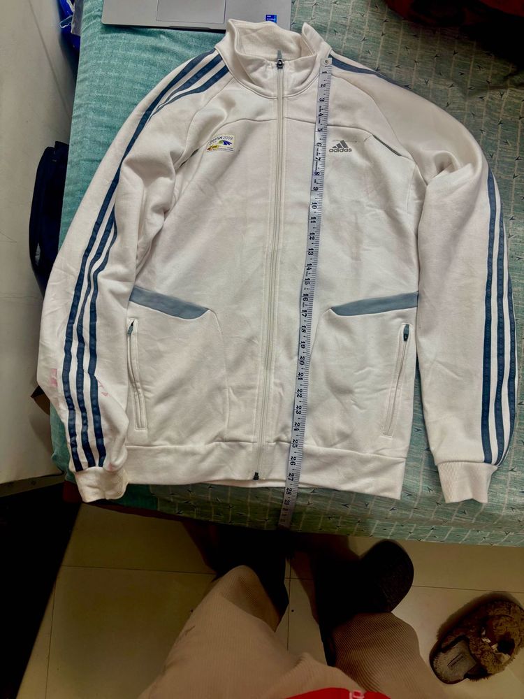 Adidas White Training Top