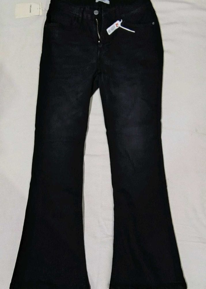 Black Flare Jeans