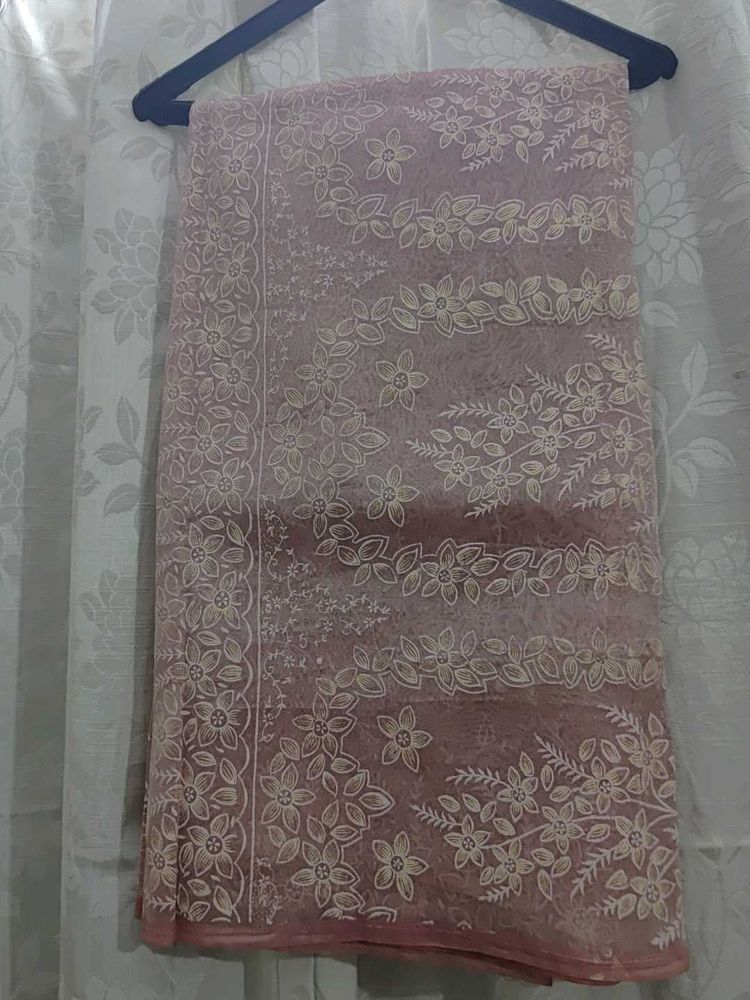 Elegant Floral Saree