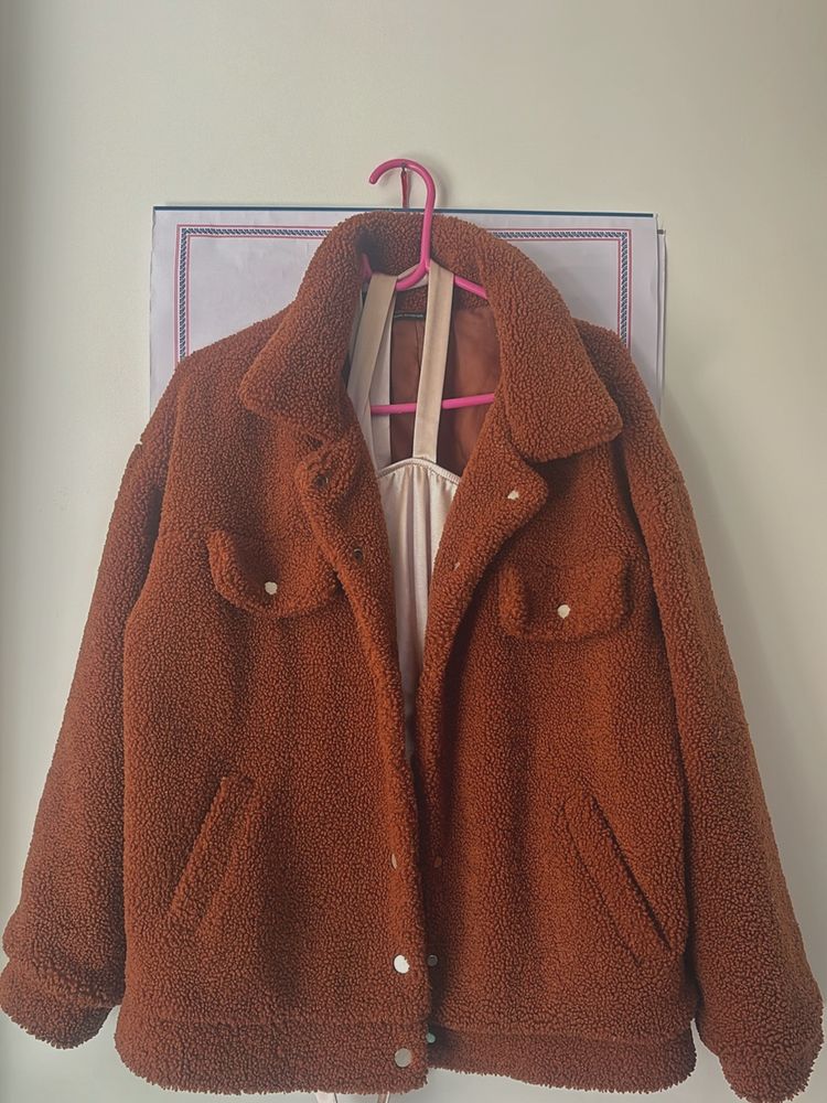 Brown Teddy Jacket