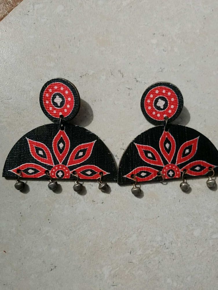 Unique Handcrafted Fan Earrings