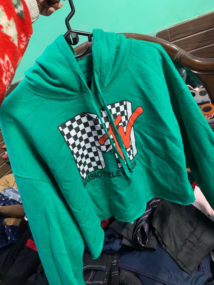 MTV Graphic Print Hoodie