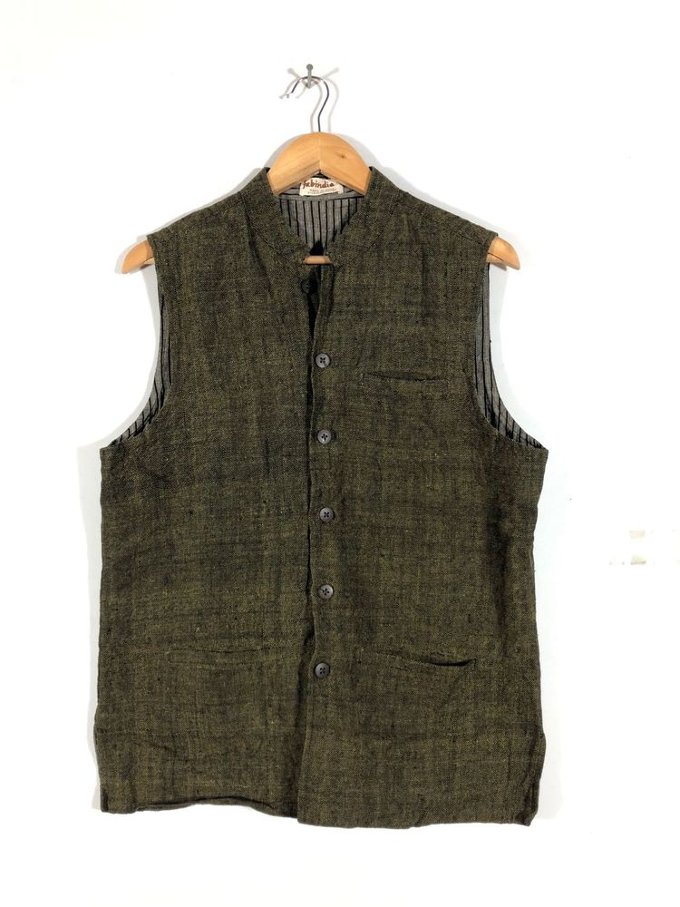 Green Casual Waistcoat (Men’s)