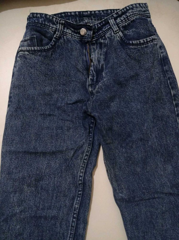 Acid Wash Denim Jeans
