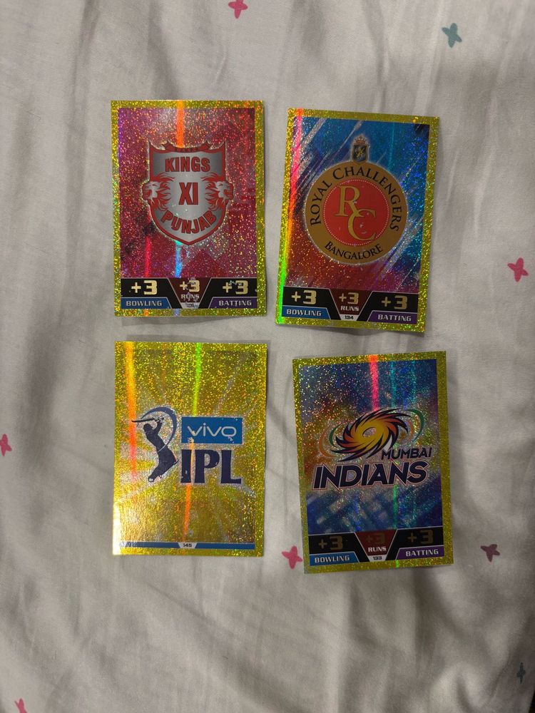 TOPPS IPL TEAM GOLD LOGOS ⭐️