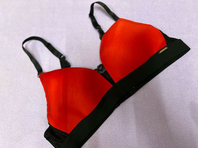 Red &amp; Black Bra