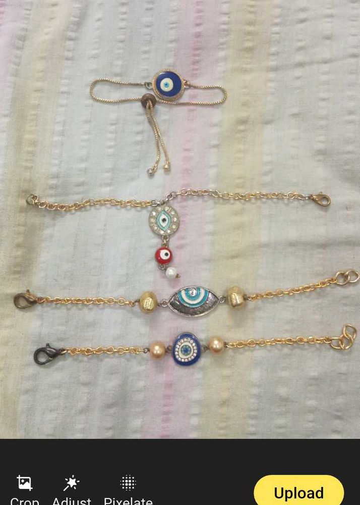 beautiful evil eye bracelets set of 4
