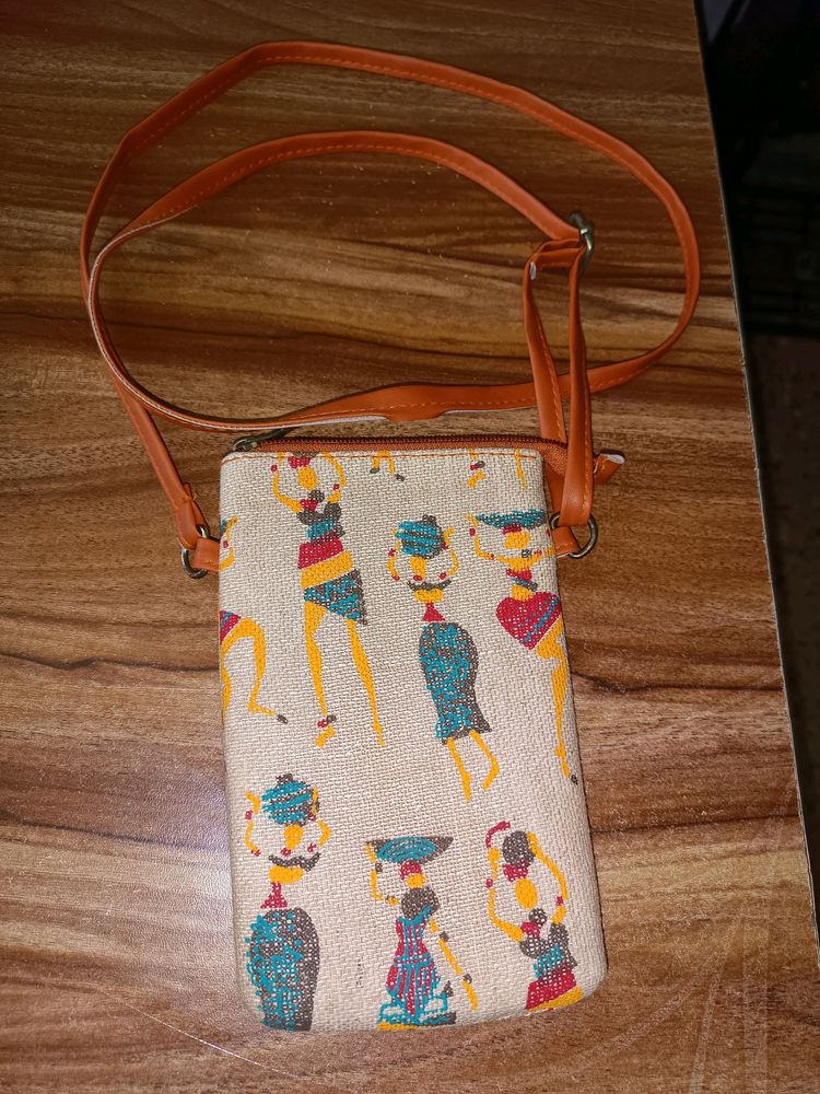 Sling Bags With Warli Painting