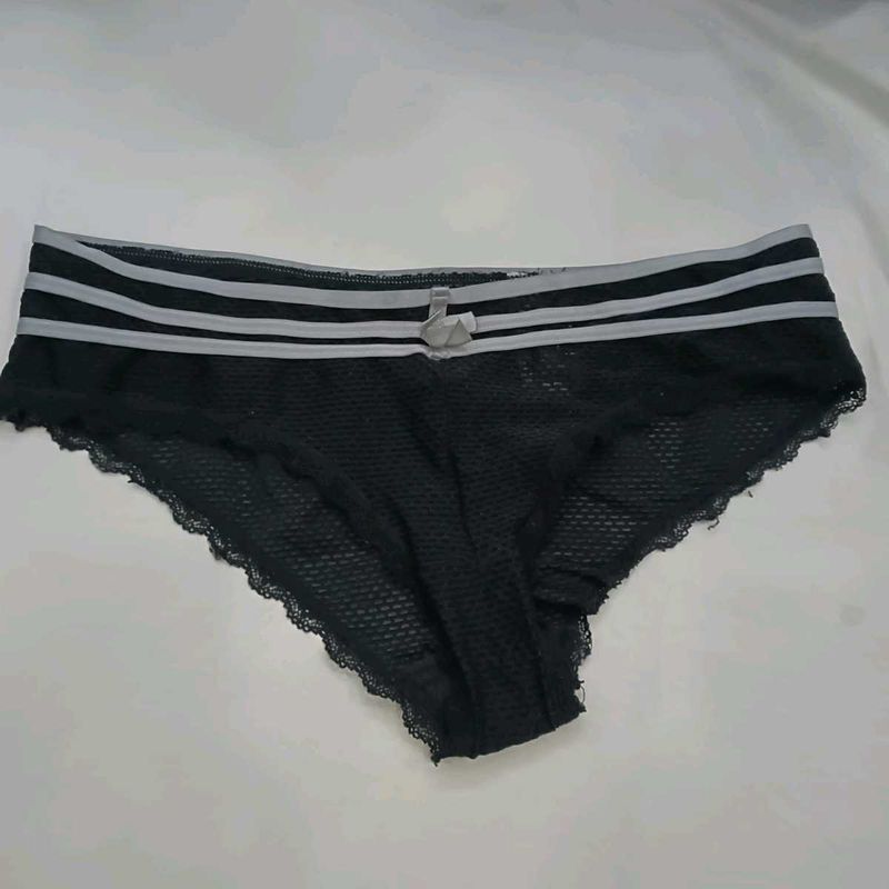 🥰 Women's Black Lace Trim Panties
