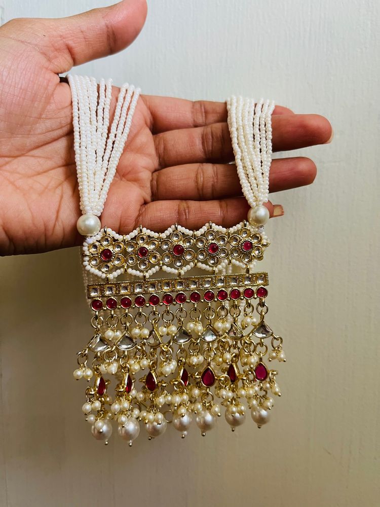 Long Red Jewellery Set!