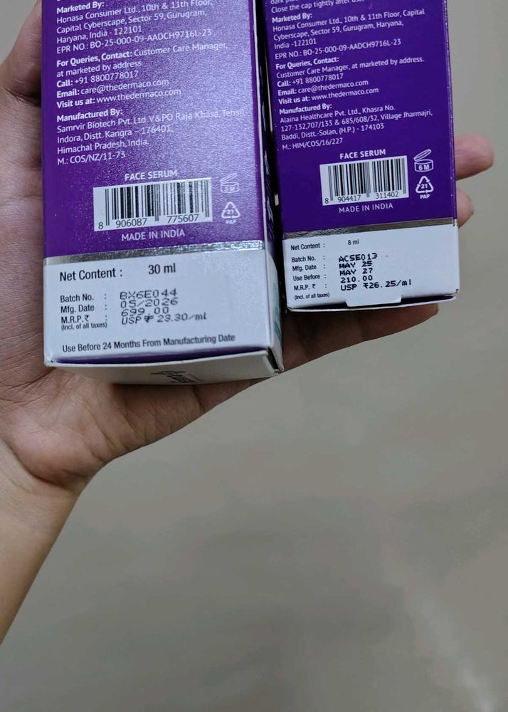 The Derma Co Face Serum