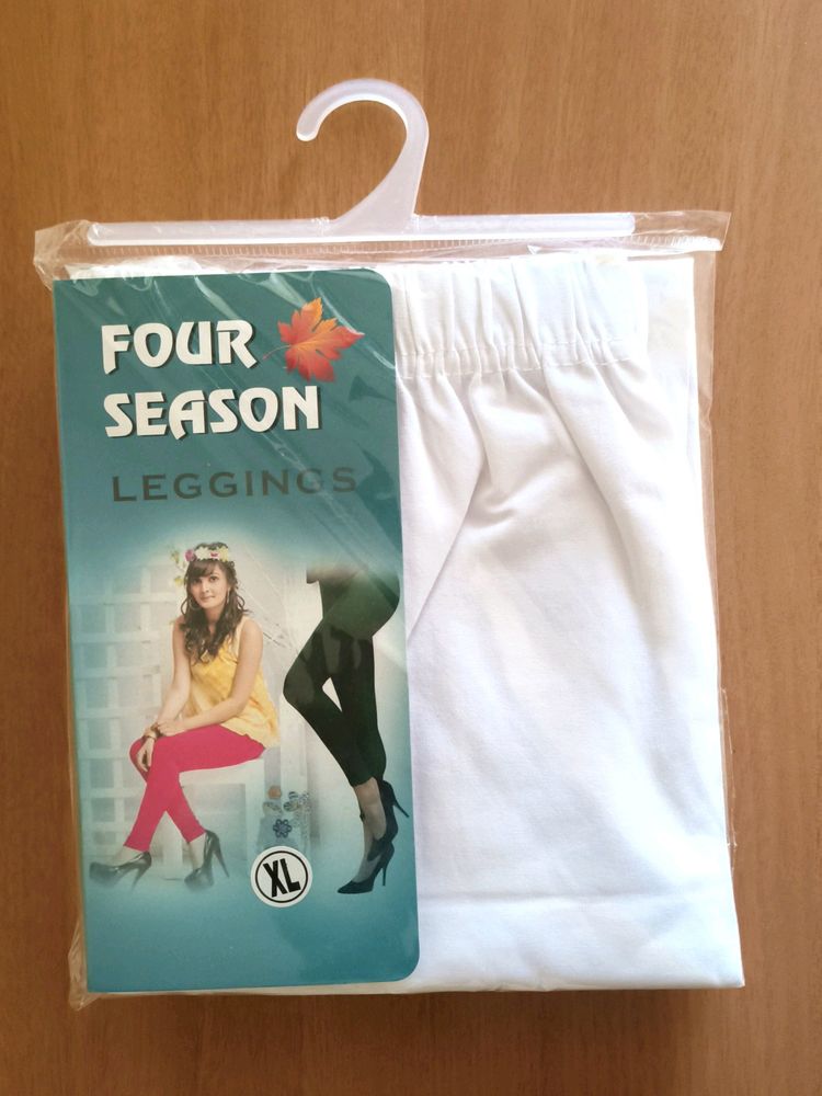 Ankle Length Leggings XL Size White