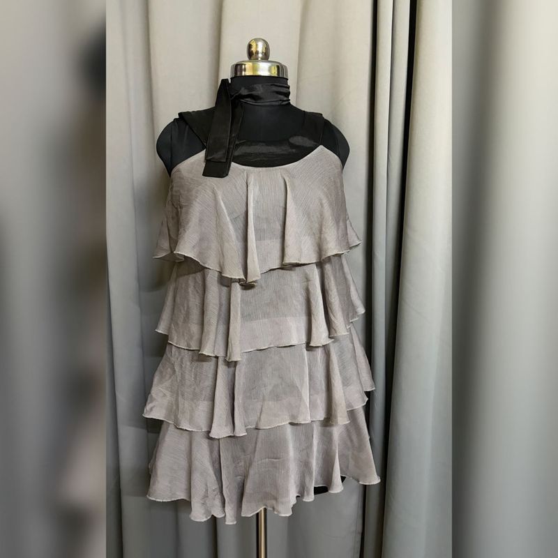 Y2K Tiered Ruffle Mini Dress