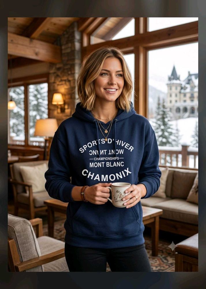 Cozy Mont Blanc Chamonix Hoodie