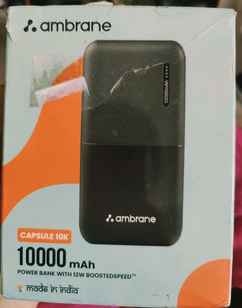 Ambrane Mobile Power Bank. New  With Tag.