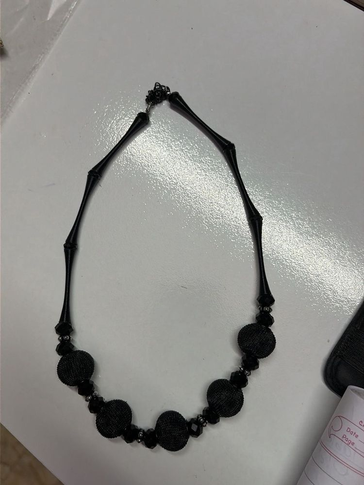 Trendy netted necklace