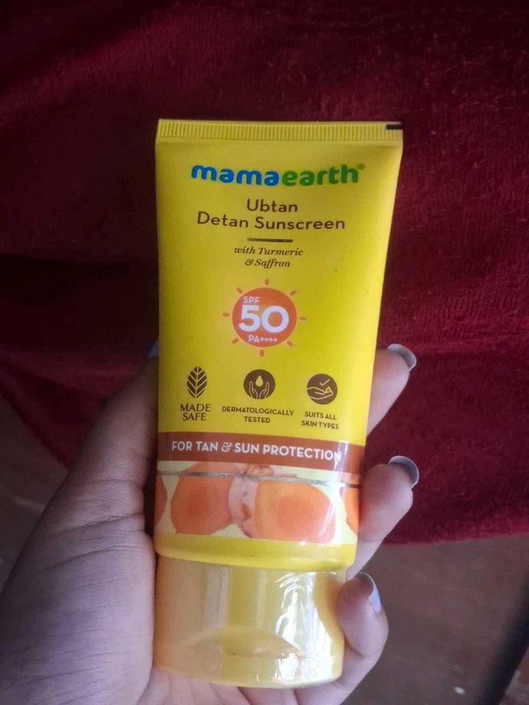 Mamaearth Ubtan Detan Sunscreen