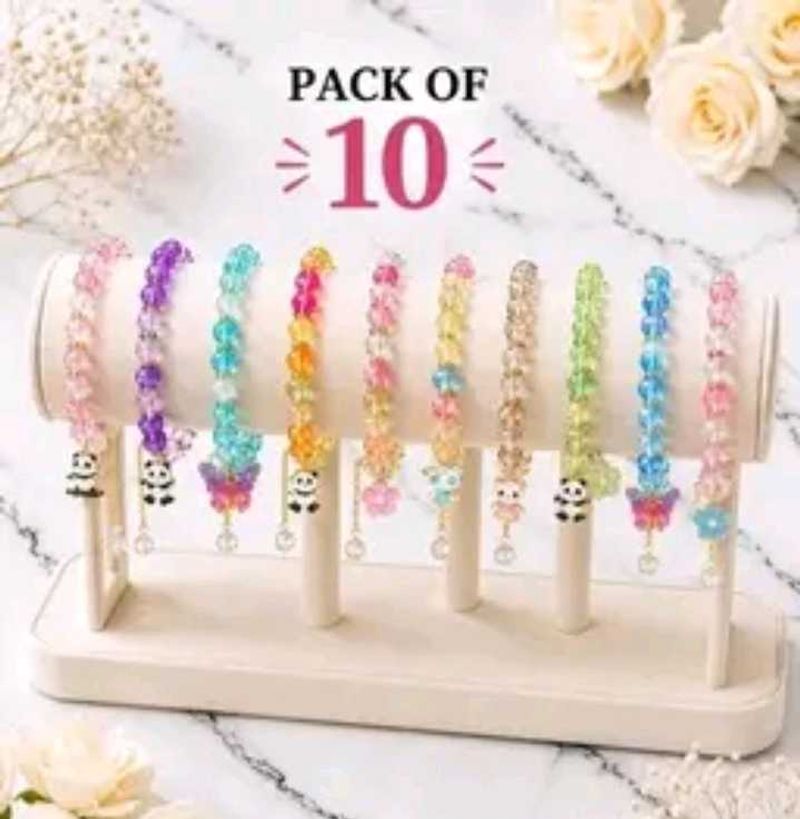 Pack of 10 Beaded Bracelets