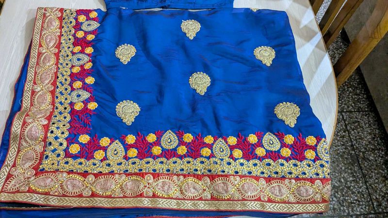 Saree with blouse