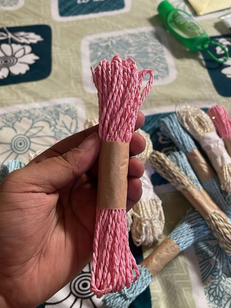 paper  colour twine String for Crafts