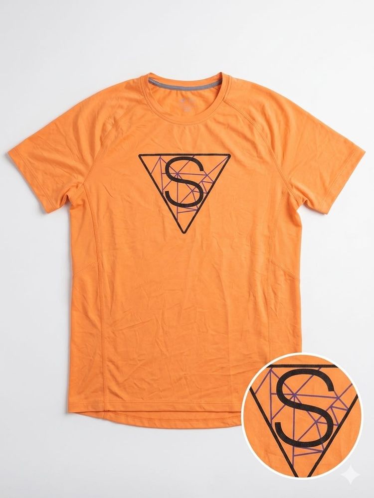 Orange Graphic T-Shirt