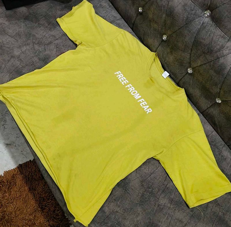 Lime Green Graphic T-Shirt