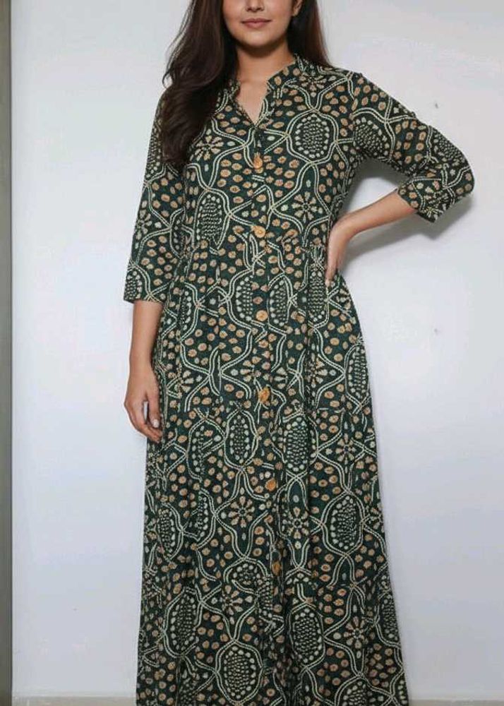 Patterned Maxi Dress
