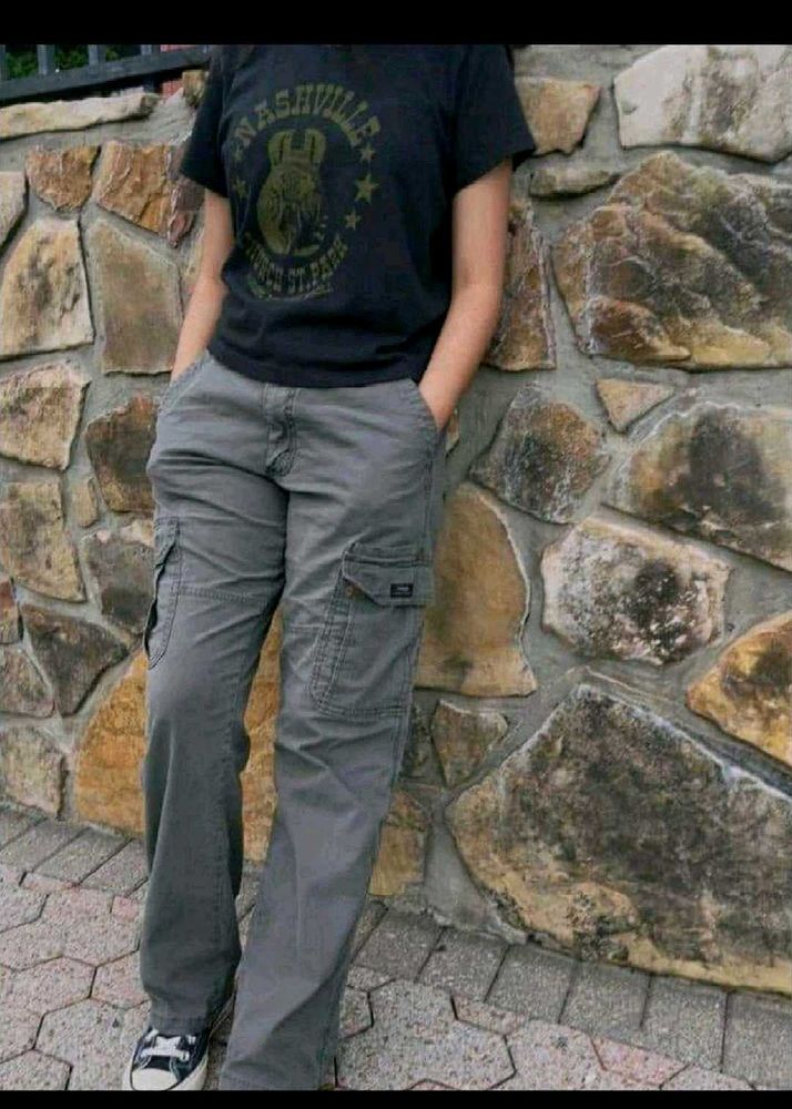 Comfortable Grey Cargo Pants