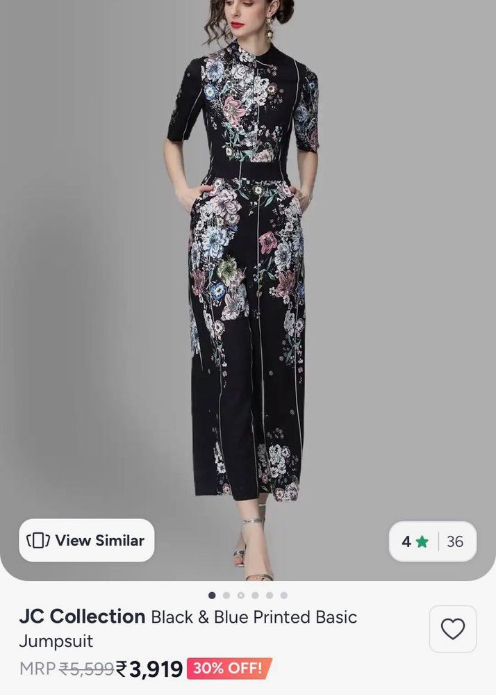 Floral Print Jumpsuit