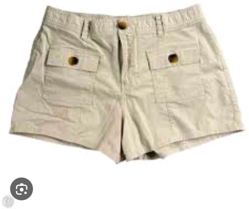 Khaki Cargo Shorts With Beautiful Tank Top