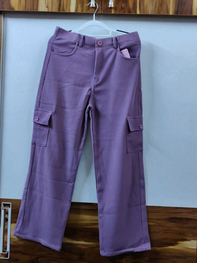Lavender Cargo Pants