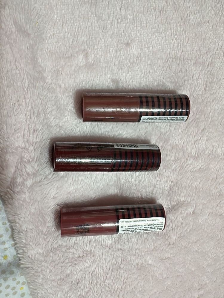 Lot of 3 Matte bullet Lipsticks
