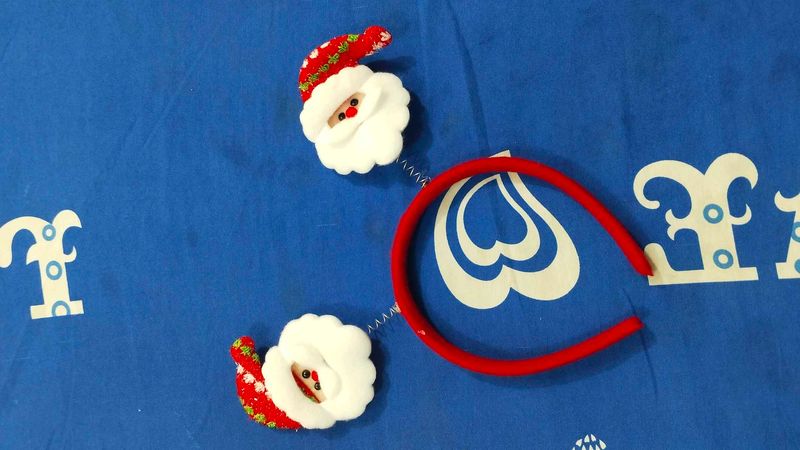 Christmas Santa Head Band (Red) - JingleCrafts