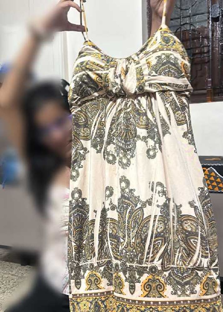 Boho Paisley Print Sundress