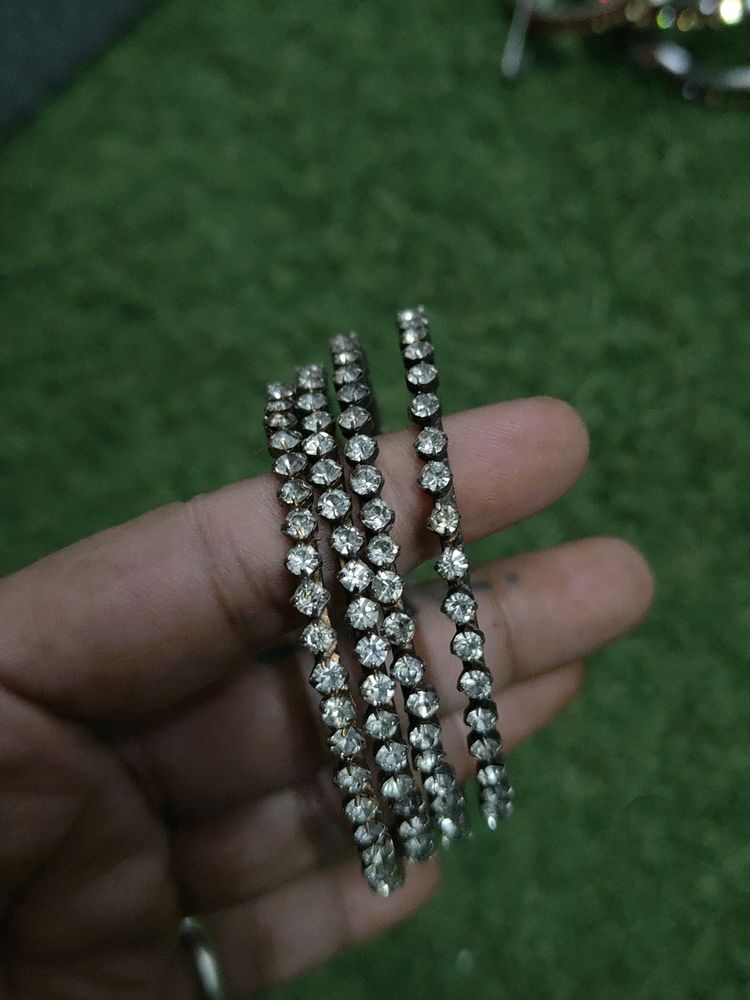 Stone Bangle Set