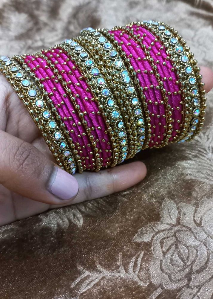 Bangles - Pink &amp; Gold