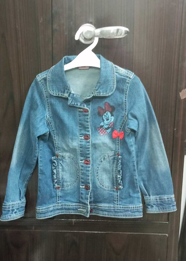 Denim Jacket For 6 to 8year Girl