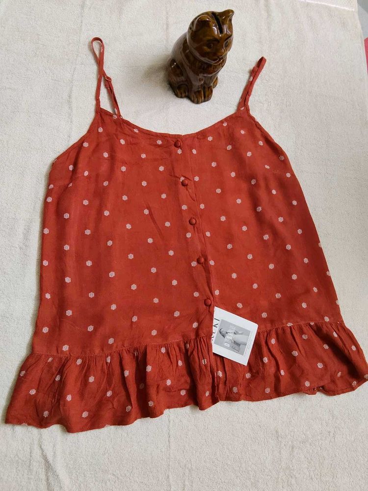 Cute Polka Dot Cami Top