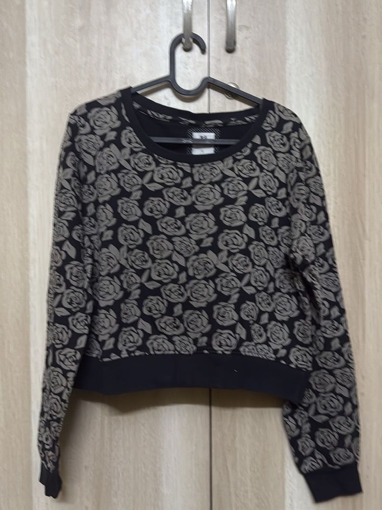 Floral Print Sweater