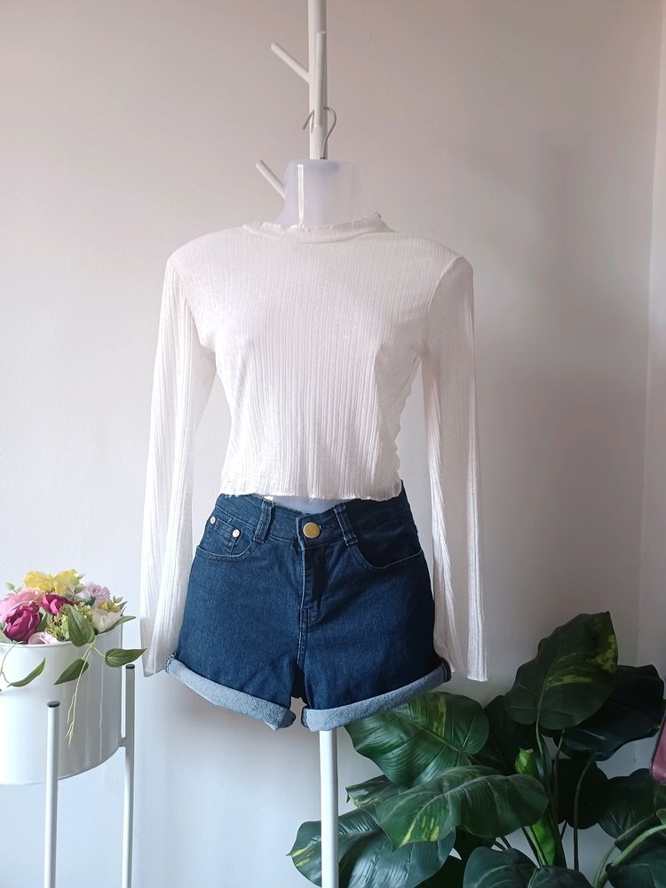 Whimsical Bell Sleeves Top Mesh