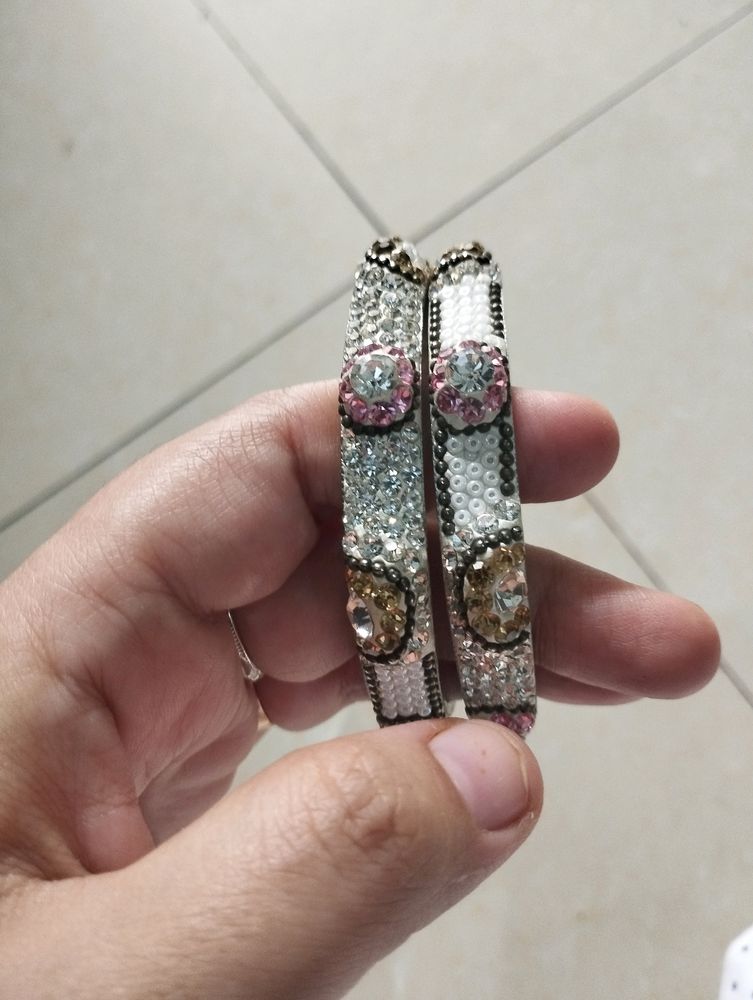 Last Price New Stone Metal Bangles