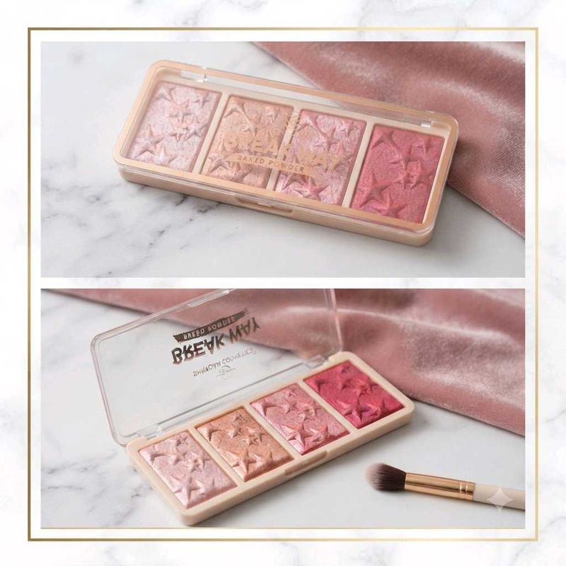 Baked Powder Highlight &amp; Blush Palette