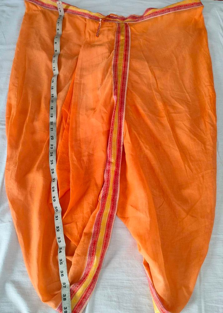 Men's Pure Cotton Readymade Comfortable Dhoti for